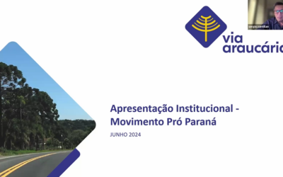 Comitê de Infraestrutura recebe representantes da Via Araucária, concessionária responsável pelo Lote 1 das rodovias paranaenses