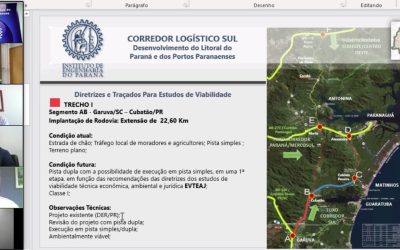 Pró-Paraná e IEP pedirão ao governo que elabore projeto para rodovia do contorno da Baía de Guaratuba